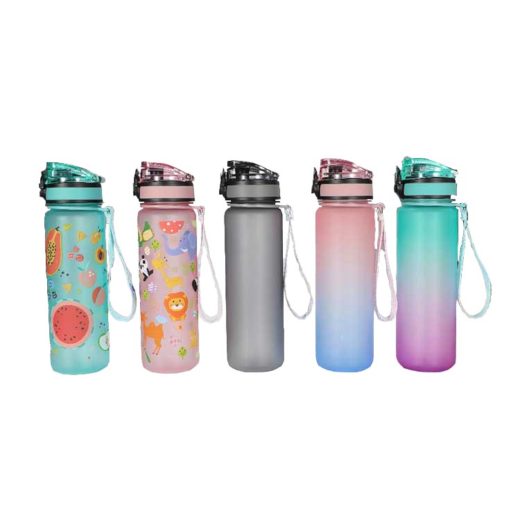 500ML Kids Plastic Water bottles Protein Shaker Blender Bottles with s –  Simply Goodness