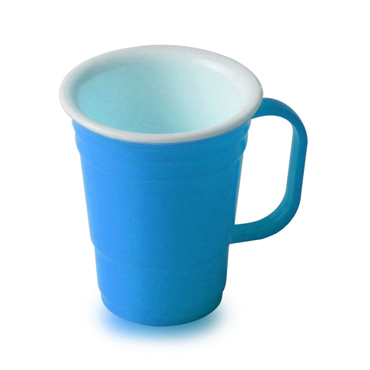 Gobelet jetable en PP, blue-cup, 2dl