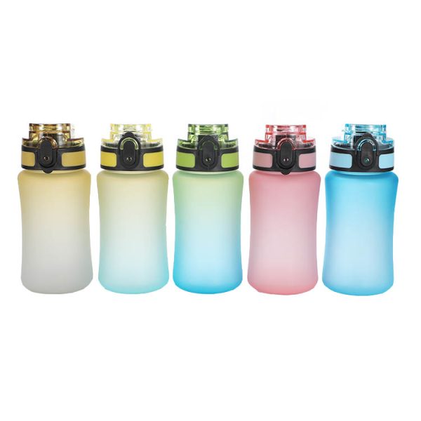 350ml Plastic Sport Water Bottle With Straw