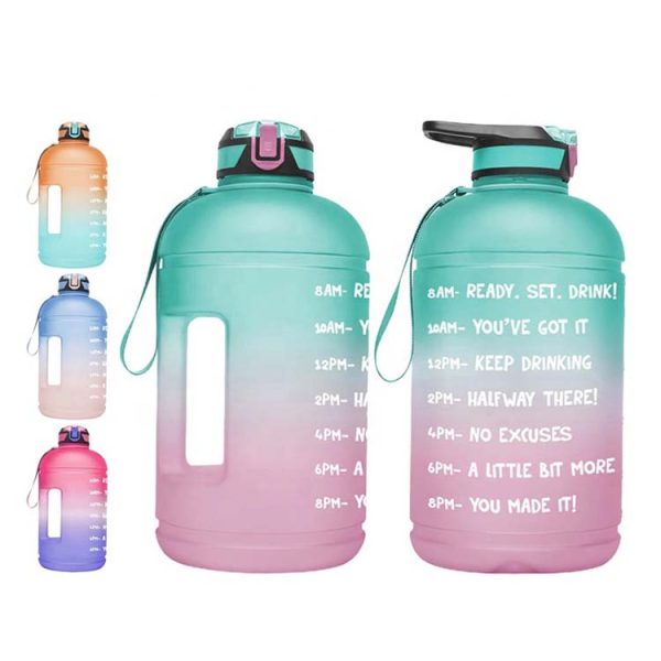 1 Gallon Water Bottle With Time Markings
