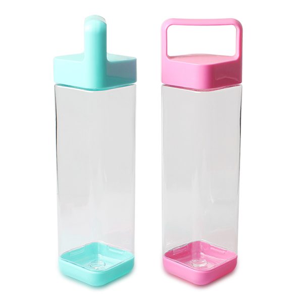 clear plastic square water bottle bulk