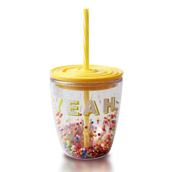 Reusable Plastic Tumblers With Lids (4)