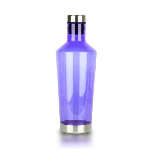 purple color sport water bottles