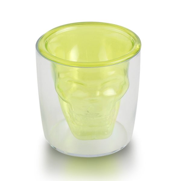 Skull Shape Plastic Shot Glass for bar