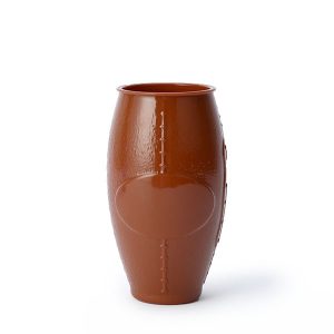 brown Rugby Ball Shape Clear Plastic Beer Mugs